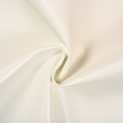 Ткань Дерматин (Кожзам) для мебели, цвет Белый (на отрез)  в Щербинке