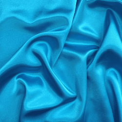 *Ткань Атлас-сатин, цвет Голубой (на отрез)  в Щербинке
