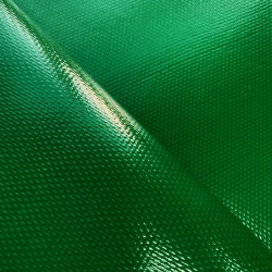 Ткань ПВХ 600 гр/м2 плотная, Зелёный (Ширина 150см), на отрез  в Щербинке