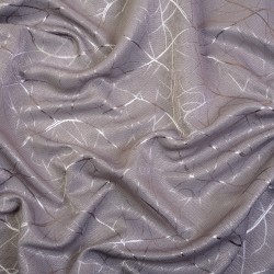 Ткань Блэкаут для штор светозатемняющая 75% &quot;Ледовое тиснение  Серый&quot;   в Щербинке