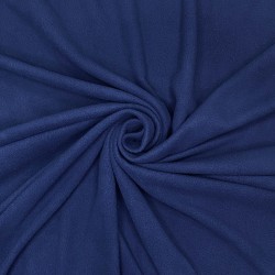 Флис Односторонний 130 гр/м2, цвет Темно-синий (на отрез)  в Щербинке