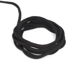 Шнур для одежды 4,5 мм, цвет Чёрный (на отрез)  в Щербинке