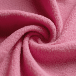 Флис Односторонний 130 гр/м2, цвет Розовый (на отрез)  в Щербинке