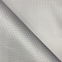 Ткань Оксфорд 300D PU Рип-Стоп СОТЫ, цвет Светло-Серый (на отрез)  в Щербинке