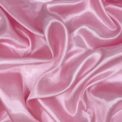 Ткань Атлас-сатин, цвет Розовый (на отрез)  в Щербинке