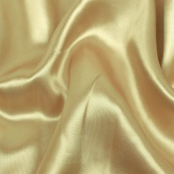Ткань Атлас-сатин ЛЮКС, цвет Золотой (на отрез)  в Щербинке