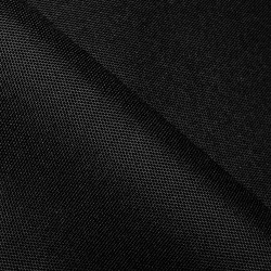 Прорезиненная ткань Оксфорд 600D ПВХ, Черный   в Щербинке
