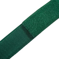 Контактная лента 40мм (38мм) цвет Зелёный (велькро-липучка, на отрез)  в Щербинке