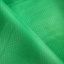 Ткань Оксфорд 300D PU Рип-Стоп СОТЫ, цвет Зелёный (на отрез)  в Щербинке