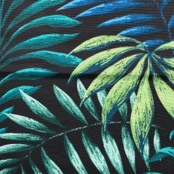 Интерьерная ткань Дак (DUCK), принт &quot;Тропические листья&quot; (на отрез)  в Щербинке