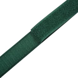 Контактная лента 25мм цвет Зелёный (велькро-липучка, на отрез)  в Щербинке