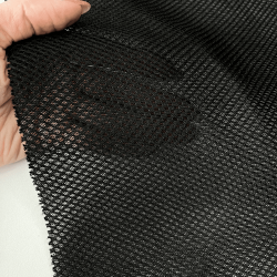 Сетка 3D трехслойная Air mesh 165 гр/м2, цвет Черный (на отрез)  в Щербинке