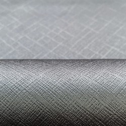 Ткань Блэкаут для штор светозатемняющая 100% &quot;Орнамент Серый&quot; (на отрез)  в Щербинке