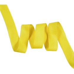 Окантовочная лента-бейка, цвет Жёлтый 22мм (на отрез)  в Щербинке