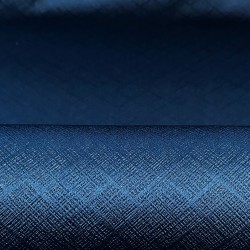 Ткань Блэкаут для штор светозатемняющая 100% &quot;Орнамент Синий&quot; (на отрез)  в Щербинке